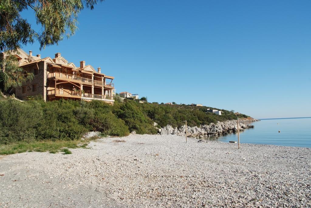 Secret Arcadia Bay - Maisonette Breathtaking Sea & Mountain View-Just On The Beach Agios Andreas  Экстерьер фото
