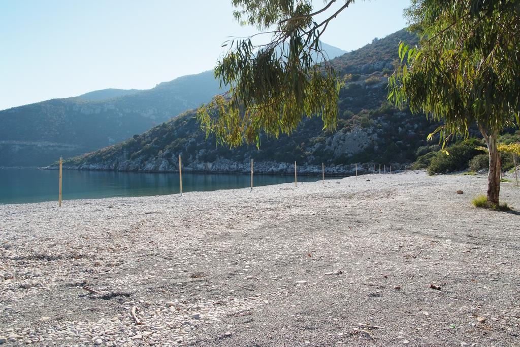 Secret Arcadia Bay - Maisonette Breathtaking Sea & Mountain View-Just On The Beach Agios Andreas  Экстерьер фото